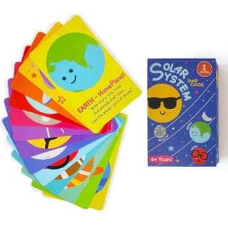 Solar System Snap Cards (52 Cards) for Kids 3+ | Space Learning Game | Develops Language, Memory & Cognitive Skills