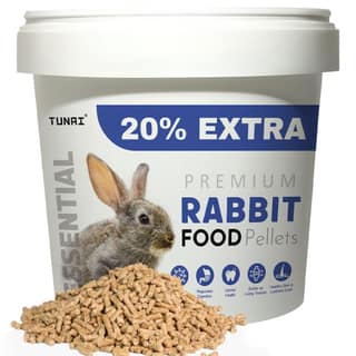 Tunai Rabbit Food |500g+20% Extra| Fortified with DHA Omega 3&6 and Vitamins for Better Skin Coat, and Easy Digestion