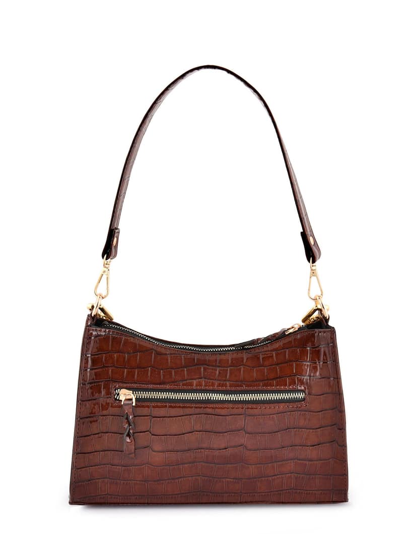 Lychee bags Women Pu Croco Finish Shoulder Bag view 2