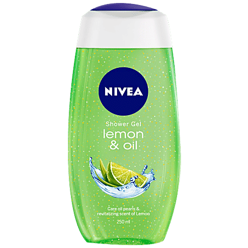 Nivea Lemon & Oil Shower Gel - With Refreshing Scent, pH Balanced, Moisturising, 250 ml