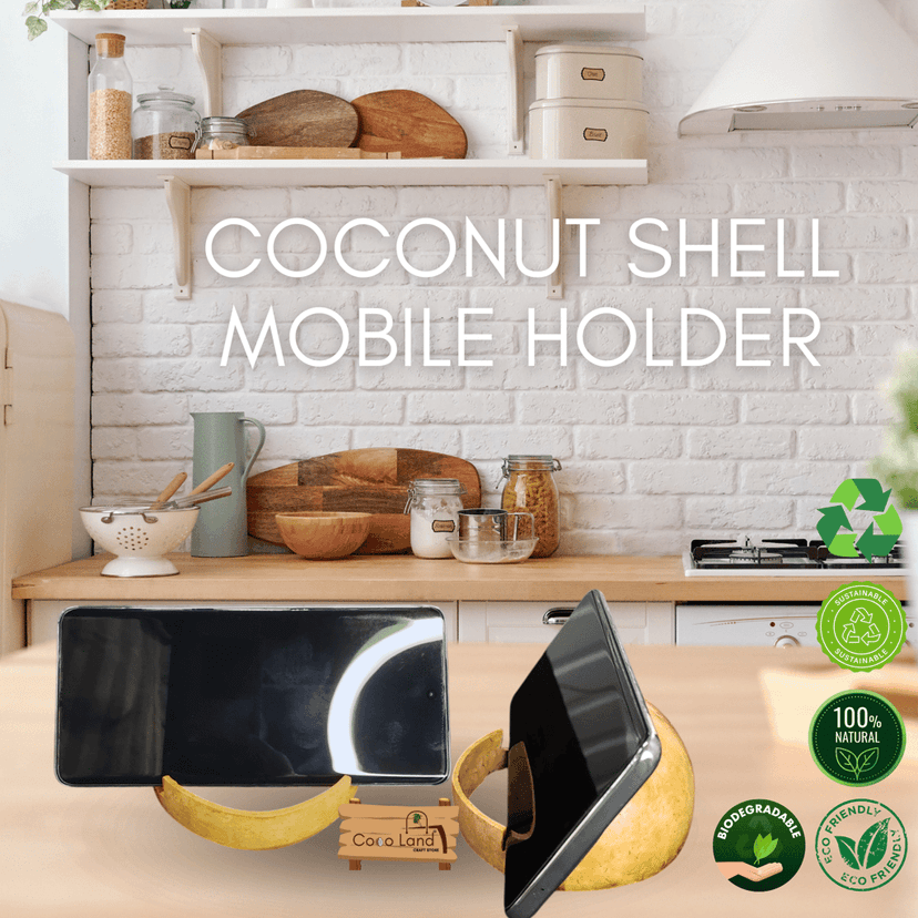 CocoLand Coconut Shell Mobile Holder view 3