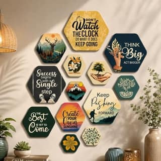 Wooden Wall Decor Items | Quotes Decor Item | Motivational Wall Decor | Wall Accent | Graphic Art | Gift Items |