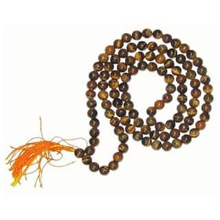 Cat's Eye Stone Mala by Ratan Bazaar