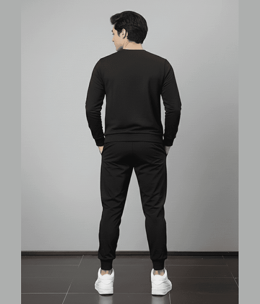 Reya Maroon Cotton Blend Regular Fit Men's Tracksuit ( Pack of 1 ) view 2