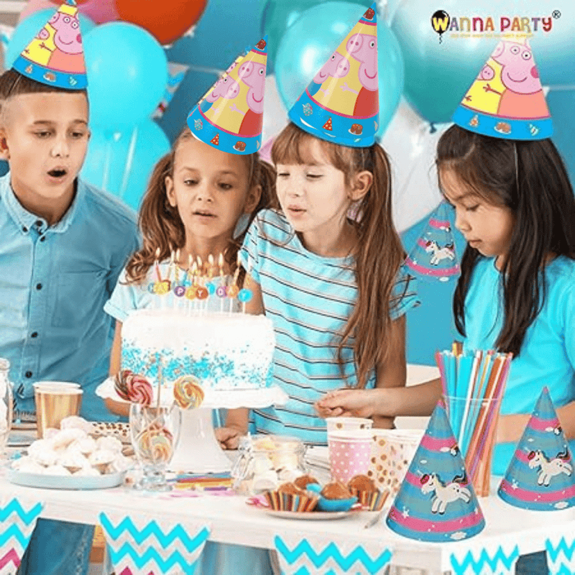 Peppa Pig Theme Party Hats - 8PC view 5