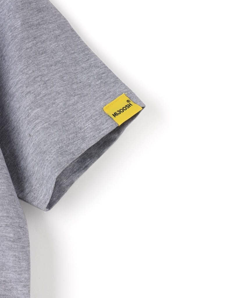 Boys T shirt Cotton Grey Heather Mélange Race Club Karting view 3