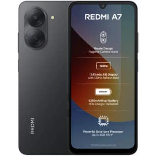 REDMI A7 4G (Black , 3GB RAM, 64GB Storage)