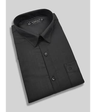 Comey Cotton Blend Regular Fit Full Sleeves Men's Formal Shirt - Brown ( Pack of 1 )