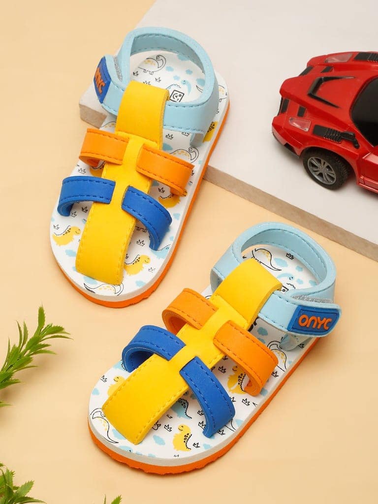 Premium Dino Sandals - Multicolour (Unisex)
