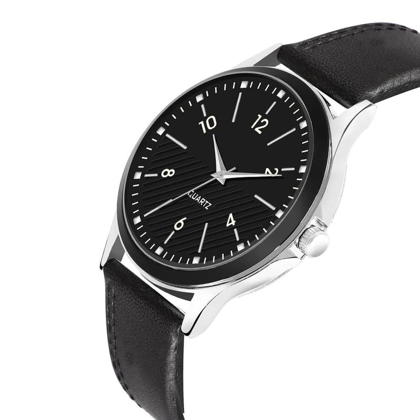 Black Stylish Dial Analog Watch for Men LR93 view 3