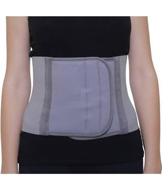 Medtrix Abdominal Belt Waist Support Back Support Grey - S Abdominal Support S