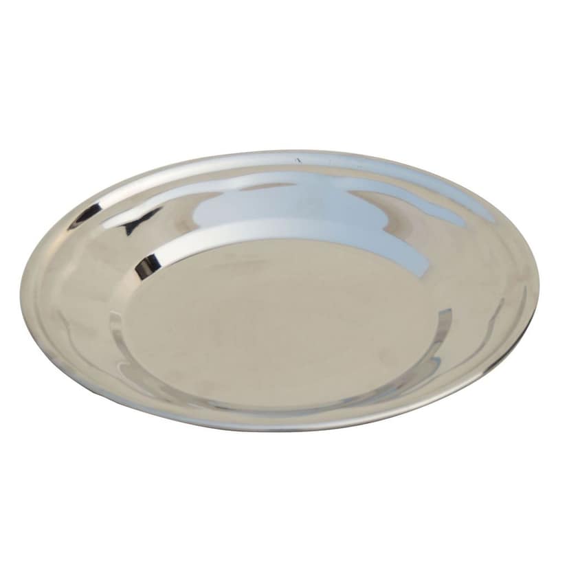 Stainless Steel Border Plate Full Size Dinner Plate (SMAS080 C) view 2