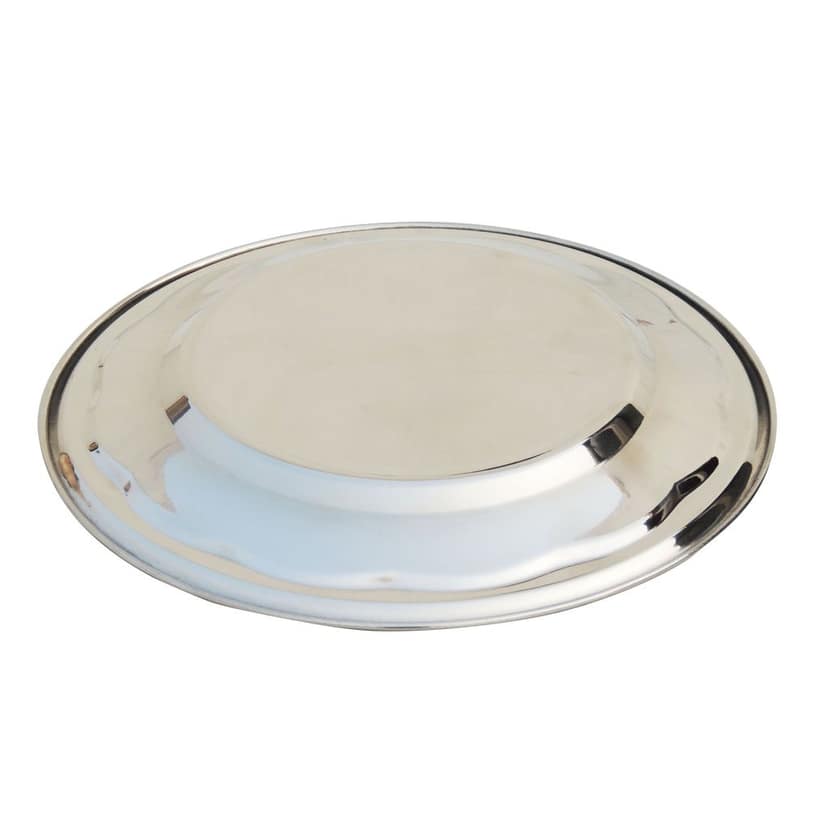 Stainless Steel Border Plate Full Size Dinner Plate (SMAS080 C) view 3