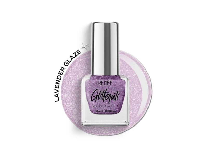RENEE Glitterati Nail Paint 10ml - 419 - Lavender Glaze