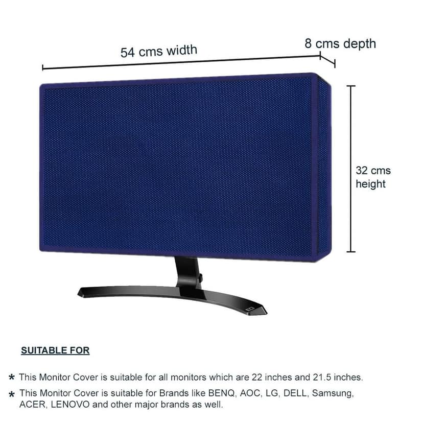 PalaP Dust Proof Monitor Cover for Lenovo 21.5 inches Monitor view 3