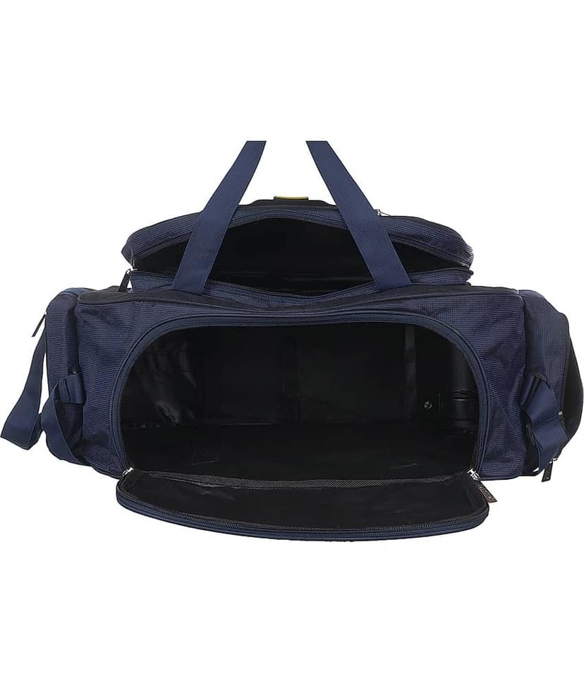 FEDRA - 40 Ltrs Blue Polyester Duffle Bag view 2