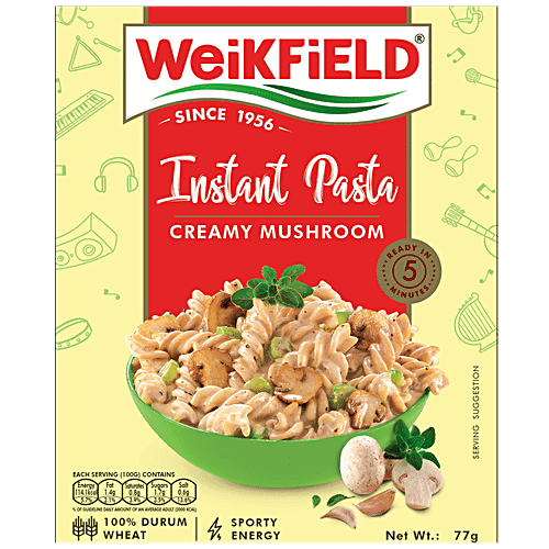 Weikfield Instant Pasta - Creamy Mushroom, 77 g