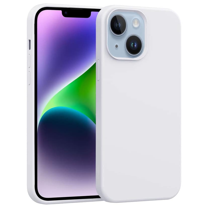 LIRAMARK Liquid Silicone Soft Back Cover Case for Apple iPhone 14 (6.1 inch)
