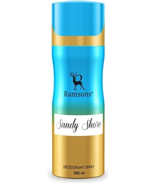 Ramsons - SANDY SHORE Deodorant Spray Body Perfume For Women Long Lasting 200 ml (Pack of 1)