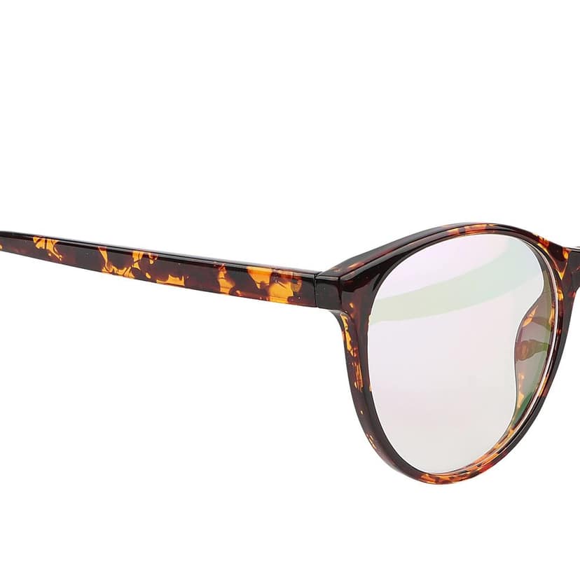 Jodykoes Oversize Fashionable Anti Glare Round Frame (Tiger Print) view 2