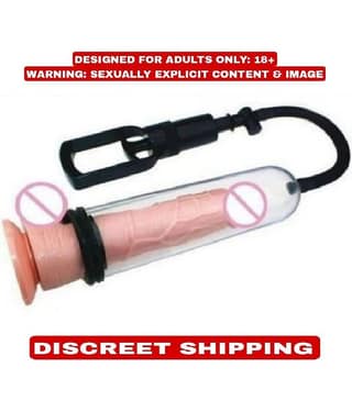 PENIS VACCUM MANUAL POWER PUMP - MALE ENHANCEMENT ENLARGER PUMP FOR MEN
