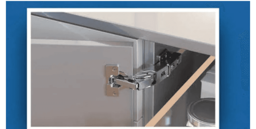 ADISON Cabinet Hinges, 1-1/4 Inch, 155 Degree Opening, Zero Protrusion, Chrome Finish, Pack of 2 Multi