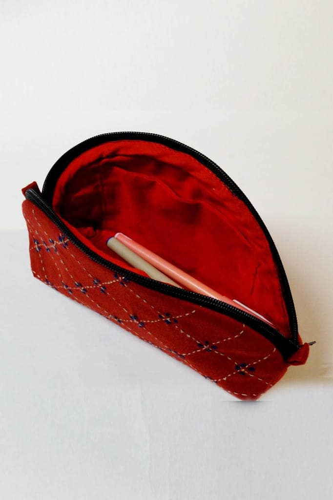 Craft For Change Red Pencil Pouch view 4