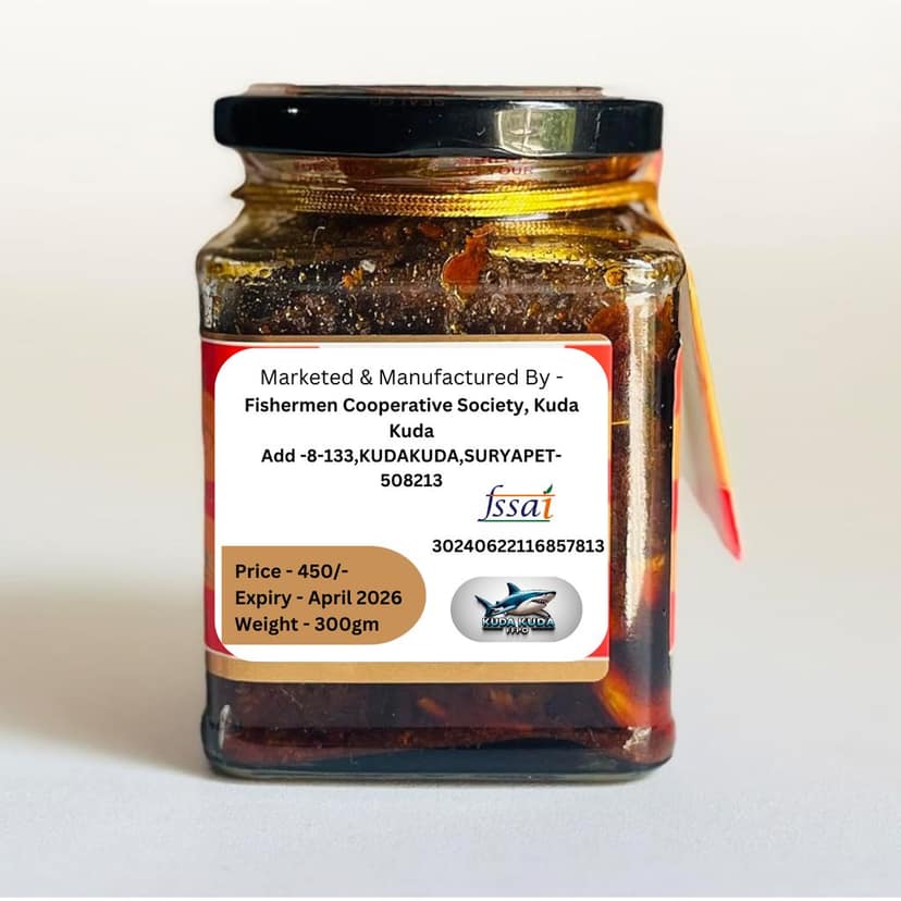 Kuda Kuda Delicious Fish Pickle -300gm view 3