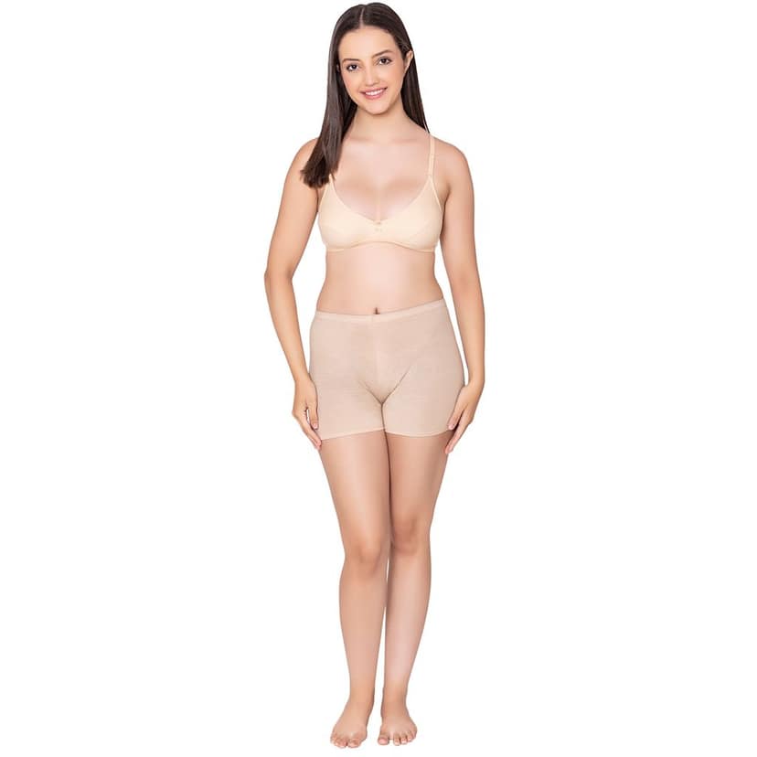 Bodycare polycotton wirefree convertible straps comfortable non padded bra-1531B view 5