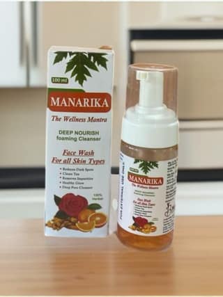 Manarika Deep Nourish Foaming Face Cleanser, 100 ml