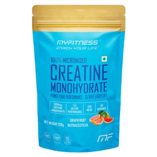 Myfitness 100% Micronized Creatine Monohydrate | 30 Servings | Flavoured | 120g | Creatine Powder With Added Electrolytes