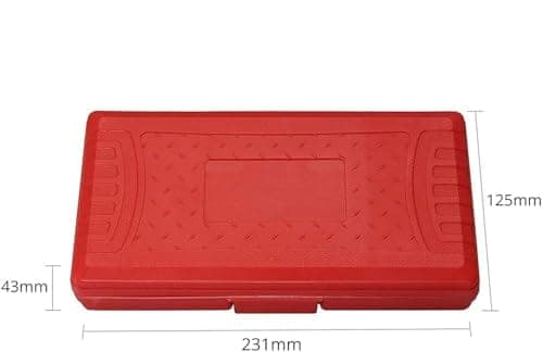 46-Piece Tool Kit Set with Screwdriver & Socket Set, 1/4-Inch Drive Ratchet, Metric Sockets, Wrench & Screwdriver Bits, Multi-Purpose Hand Tool Set Home, Car, Bike (Pack Of 1) view 2