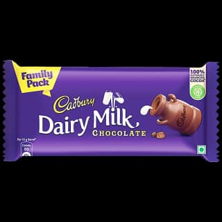 Cadbury Dairy Milk Chocolate Bar - Family Pack, 123 G