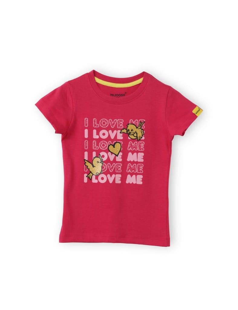 Girls’ T-Shirt Set – Acid Lime, Pink & Blue, Soft Cotton, Ages 2-6(3pcs pack) view 6