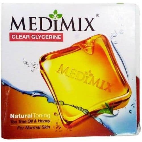 Medimix Clear Glycerine Natural Toning Soap, 100 gm