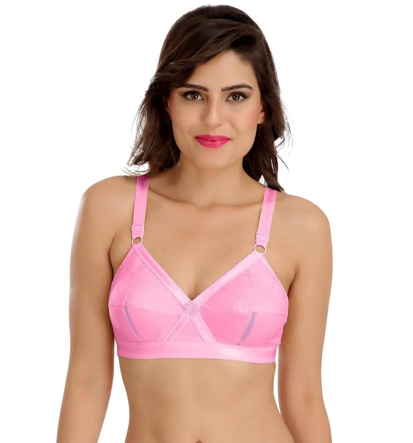 SONA Women's Perfecto Full Coverage Non Padded Cotton Minimizer Bra view 5