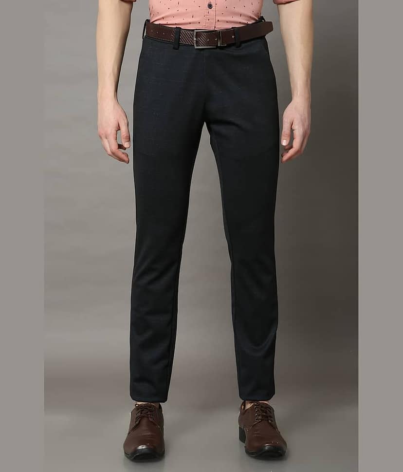 Cool Colors Navy Blue Slim Chinos ( Pack of 1 )