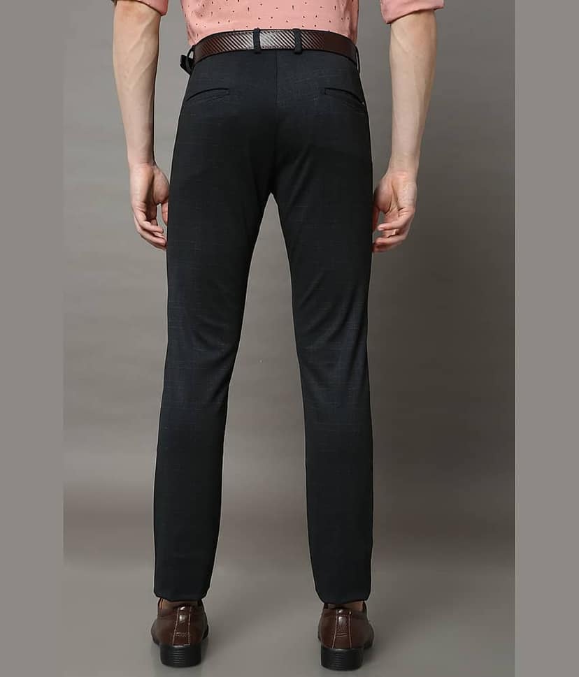 Cool Colors Navy Blue Slim Chinos ( Pack of 1 ) view 4