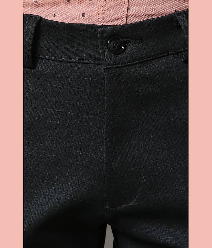 Cool Colors Navy Blue Slim Chinos ( Pack of 1 ) view 5