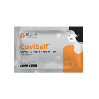 CoviSelf Covid 19 Rapid Antigen Self Test Kit (Pre Filled Extraction Tube, Test Card, Sterile Nasal Swab, Biohazard Bag , Each 1 No)