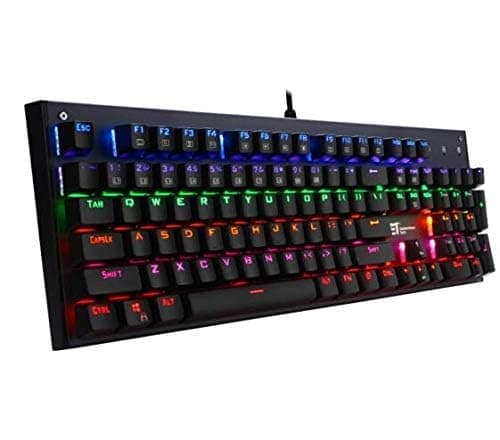 Portronics K1 Keyclicks, Gaming Keyboard, 104 Key Multiple Lighting Modes RGB Mechanical view 2