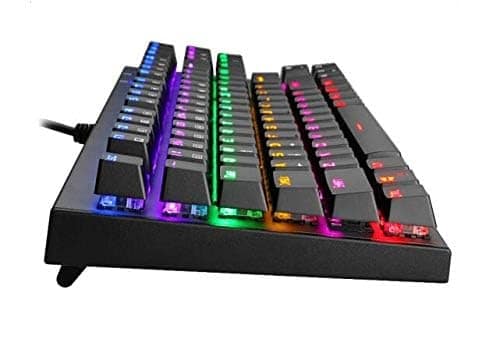 Portronics K1 Keyclicks, Gaming Keyboard, 104 Key Multiple Lighting Modes RGB Mechanical view 3
