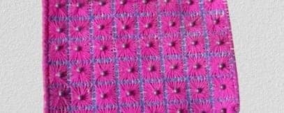 Women Handcrafted Pink Handbag view 3