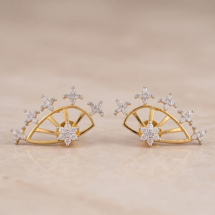 Aurelia Starburst Studs