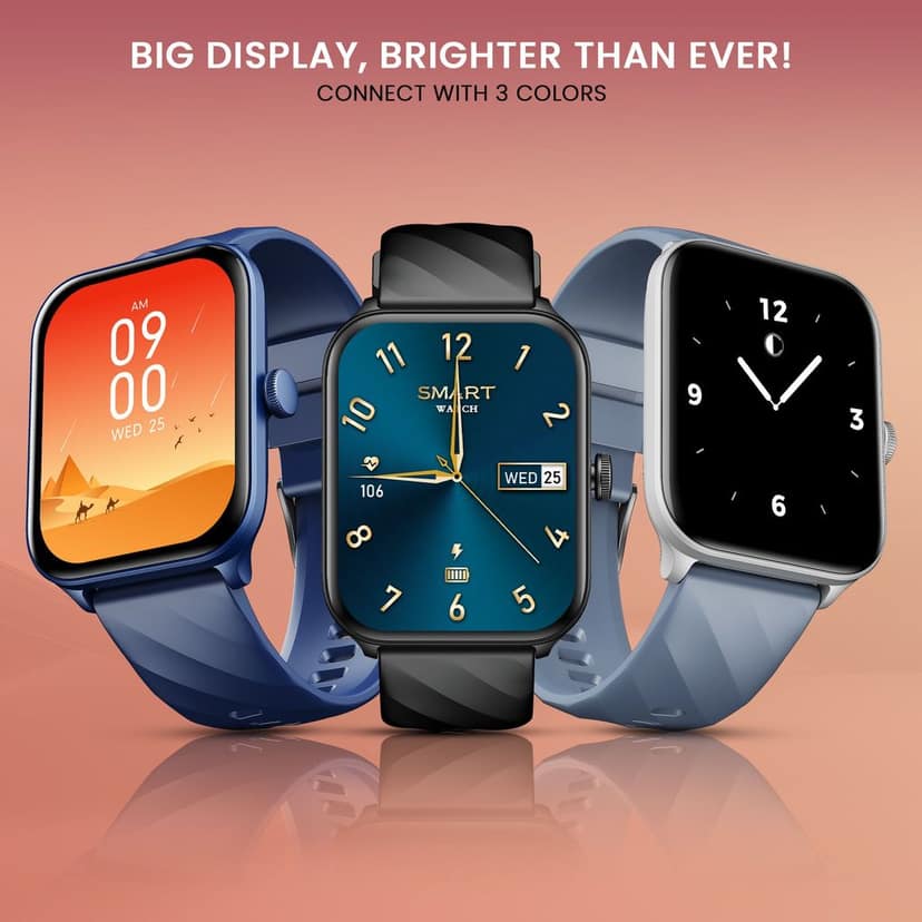 CELLECOR E5 Connect 2.01" IPS HD Display | 700 NITS | BT-Calling | AOD | IP67 | BT v5.4| Smartwatch view 3