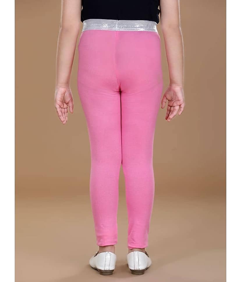 StyleStone Pack of 1 Girls Lycra Leggings ( Red ) view 2