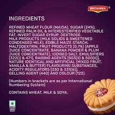 Britannia Jim Jam Cream Biscuit - Crunchy, Ready To Eat, 460 G (Buy 4 Get 1 Extra) view 2
