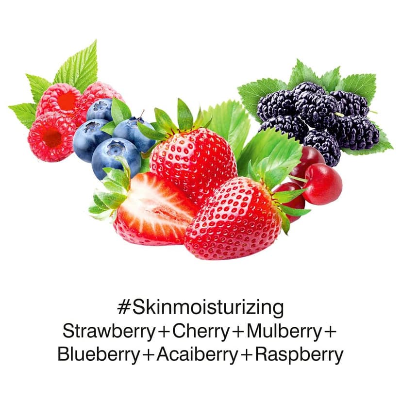 MasKing Bamboo Facial Sheet Mask of Strawberry, Cherry, Mulberry, Blueberry, Acai Berry & Raspberry for Skin Moisturizing Ideal for Women & Men, 20ml each (Pack of 4) view 4