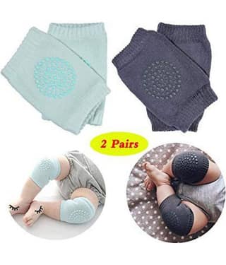 shopping box Multi-Colour Coton Baby Knee Pad 2 pcs