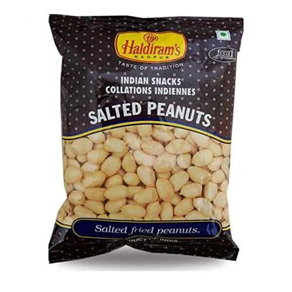 Haldiram's Nagpur Namkeen - Salted Peanuts, 60 gm